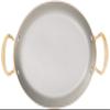 Mauviel M'150 B 1.5mm Polished Copper & Stainless Steel Oval Pan With Brass Handles, 11.8-in, Made in France view 3