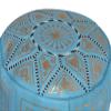 Treasures Of Morocco Moroccan Pouf Ottoman Footrest Hassock Handmade Leather Comfortable Unstuffed view 2