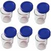 Pyrex 7202 1-Cup Glass Bowl & 7202-PC Cadet Blue Lid (6-Pack) - Made in USA view 1