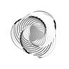 Alessi "Trinity" Basket in 18/10 Stainless Steel Mirror Polished, Silver view 2