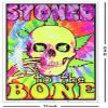 Scorpio Posters Stoned to The Bone - Flocked - Blacklight Poster - 23" x 35" view 3