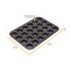 Chicago Metallic Mini-Muffin Pan, Perfect for Cupcakes, eggbites, quiches and more! 15.75-Inch-by-11-Inch view 2
