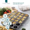 Chicago Metallic Mini-Muffin Pan, Perfect for Cupcakes, eggbites, quiches and more! 15.75-Inch-by-11-Inch view 3