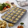 Chicago Metallic Mini-Muffin Pan, Perfect for Cupcakes, eggbites, quiches and more! 15.75-Inch-by-11-Inch view 4