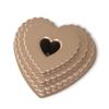 Nordic Ware Tiered Heart Bundt, 12 Cup, Toffee view 1