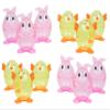 Deluxe 4.5" Tall Large Jumbo Footed Bunny & Chick Fillable Easter Eggs for Baskets or Table Decor view 1