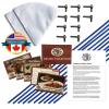 MAPLE TAPPER Maple Syrup Tree Tapping Kit  (10) Spiles + (10) 3' Tubes + (2) 1- QT Maple Sap Filters  BPA Free Food Grade - Full Instructions, Recipe Cards- Made in North America view 1