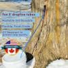 MAPLE TAPPER Maple Syrup Tree Tapping Kit  (10) Spiles + (10) 3' Tubes + (2) 1- QT Maple Sap Filters  BPA Free Food Grade - Full Instructions, Recipe Cards- Made in North America view 3