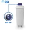 Fette Filter - Coffee Machine Filter for Delonghi Filter DLSC002 with Activated Carbon Softener, Water Filter Compatible with De'Longhi ECAM, Esam, ETAM, BCO, EC. (Pack of 4) view 4