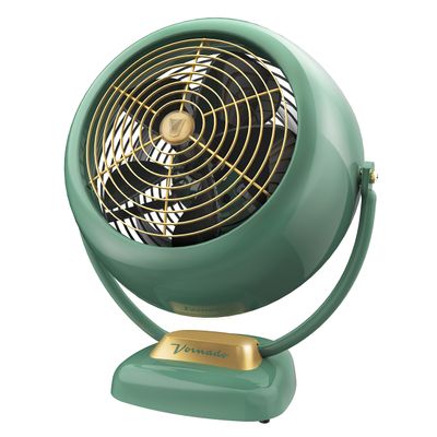 Vornado VFAN Sr. Vintage Fan, Large Retro Metal Air Circulator for Cooling & Decor, 3 Speed Settings, Adjustable Tilt, Durable Construction, Powerful Cooling Airflow, Floor Fan for Home, Green
