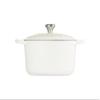 Le Creuset Enameled Cast Iron Signature Round Dutch Oven, 7.25 qt., White view 4