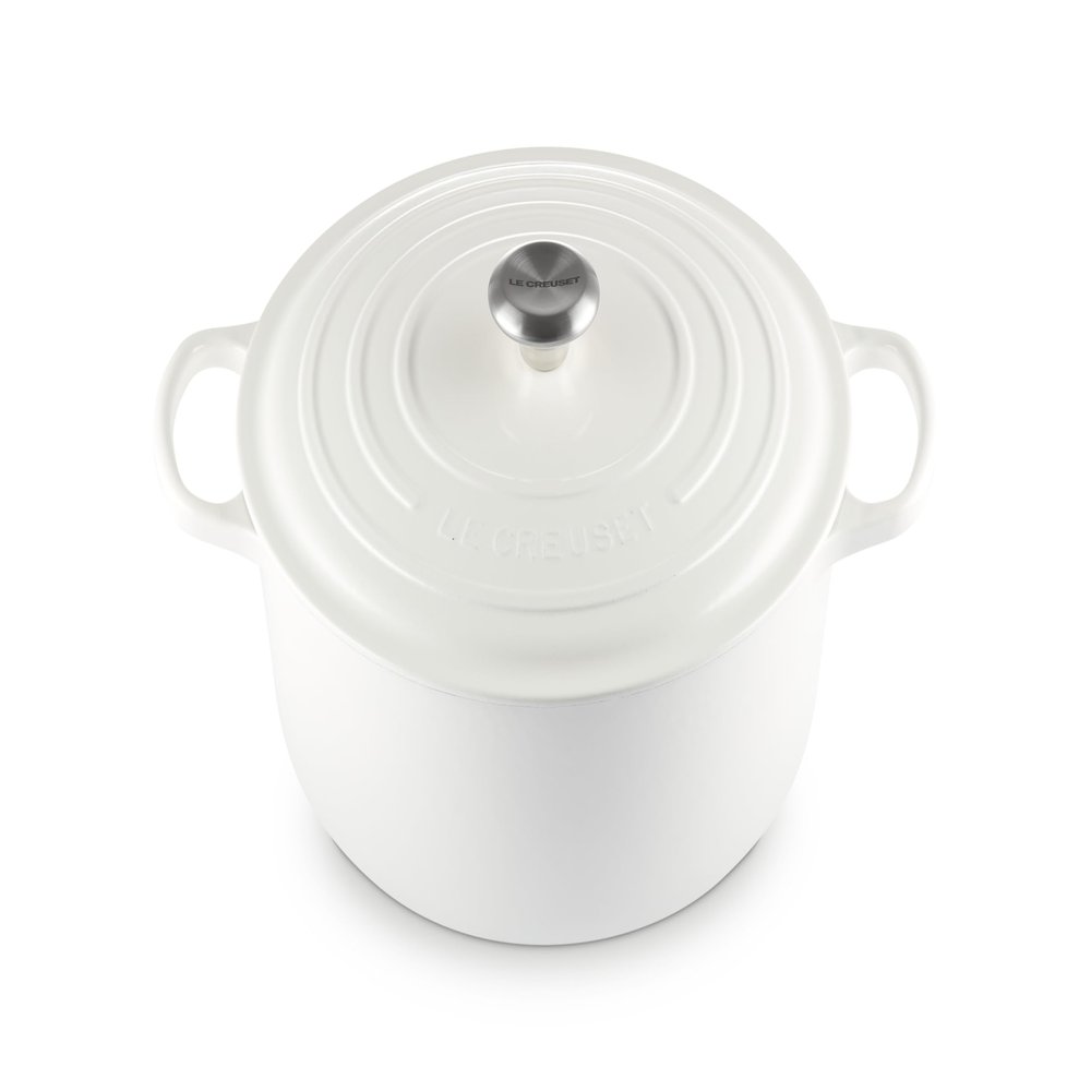 Le Creuset Enameled Cast Iron Signature Round Dutch Oven, 9 qt., White