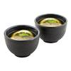 Restaurantware-Tetsubin 5 Ounce Cast Iron Tea Cups, Set Of 2 Hobnail Black Cups - Enamel Coated Interior, Durable, Black Cast Iron Asian Tea Cup, For Homes or Restaurants, Corrosion-Resistant view 2