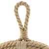 Stonebriar Vintage Nautical 16.5" Round Wall Mirror with Rope Wrapped Trim and Hanging Loop, Decorative Rustic Decor for the Living Room, Bedroom, Bathroom, and Entryway view 2