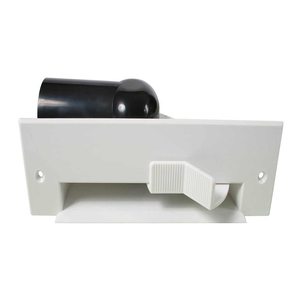 Cen-Tec Systems Central Vacuum Automatic Dustpan Sweep Inlet, White
