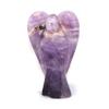Jet Amethyst Angel Healing Crystal Gaurdian Figure Pocket Healing Focus Concetraction Spiritual 2 inch Angel Powerful and Protective Spiritual Awareness. view 1