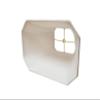 Royal Designs Rectangle Cut Corner Lamp Shade - Beige - (5 x 6.5) x (8 x 12) x 10 view 4