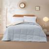 Modern Threads Down Alternative Reversible Comforter Beige/Light Blue Queen view 3