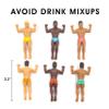 NPW Drinking Buddies Drink Markers, Wine Glass Charms for Parties - Bachelorette, Girls' Nights, Family Get Together & More, Novelty Gifts (6 Count) view 2