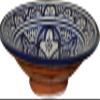 Treasures Of Morocco Ceramic Plates Moroccan Handmade Appetizer Tapas Serving Decorative 10 inches Round view 3