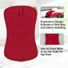 All-Clad Premium Pot Holder & Heating Pad, (1-Pack) Heat Resistant to 500 Degrees, 100% Cotton 10"x6.25" for Kitchen and Barbeque, Chili Red view 3