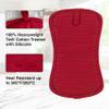 All-Clad Premium Pot Holder & Heating Pad, (1-Pack) Heat Resistant to 500 Degrees, 100% Cotton 10"x6.25" for Kitchen and Barbeque, Chili Red view 4