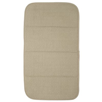 All-Clad Premium Reversible Dish Drying Mat for Kitchen: 16"" x 28"" Ultra-Absorbent, Long-Lasting, No Condensation, and Oversized for Large Pots and Pans - 1 Pack, Cappuccino