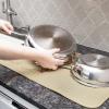All-Clad Premium Reversible Dish Drying Mat for Kitchen: 16"" x 28"" Ultra-Absorbent, Long-Lasting, No Condensation, and Oversized for Large Pots and Pans - 1 Pack, Cappuccino view 2