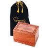 Memorials4u Solid Rosewood Cremation Urn with Hand-Carved Real Tree Design for Human Ashes - Adult Funeral Urn Handcrafted and Engraved - Affordable Urn for Ashes - Wood Urn (Border) view 1