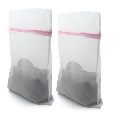 HAND Dense Net, Delicate Wash Zipped Laundry, Washing Bags - 50 x 60 cm, White 2 Pieces - Perfect for Delicates, Separates and Underwear- Other