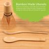 BambooMN Matcha Green Tea Whisk And Scoop 4 Piece Set - Green Holder - 1 Set view 4