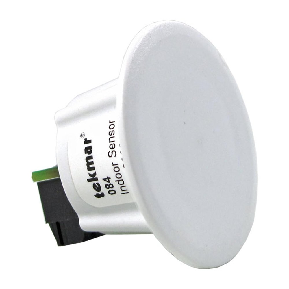 tekmar Indoor Sensor 084 | Mounts Flush or Nearly Flush to Wall for Unobtrusive Look | Mud Over the Sensor for Flawless Finish | Can Connect to Select tekmar Thermostats for Remote Temperature Sensing
