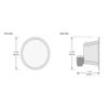 tekmar Indoor Sensor 084 | Mounts Flush or Nearly Flush to Wall for Unobtrusive Look | Mud Over the Sensor for Flawless Finish | Can Connect to Select tekmar Thermostats for Remote Temperature Sensing view 3