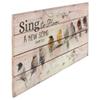 P. Graham Dunn Sing to Him a New Song Perched Birds on a Limb 24 x 14 Wood Pallet Design Wall Art Sign view 3