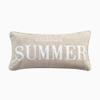 Levtex Home - Caspian Sea - Decorative Pillow (12 x 24in.) - Endless Summer - Beige and White view 1