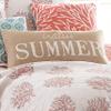 Levtex Home - Caspian Sea - Decorative Pillow (12 x 24in.) - Endless Summer - Beige and White view 2