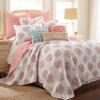 Levtex Home - Caspian Sea - Decorative Pillow (12 x 24in.) - Endless Summer - Beige and White view 3
