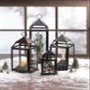 Accent Plus Bronze Modern Candle Lantern - 18 inches view 3