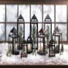 Accent Plus Bronze Modern Candle Lantern - 18 inches view 4