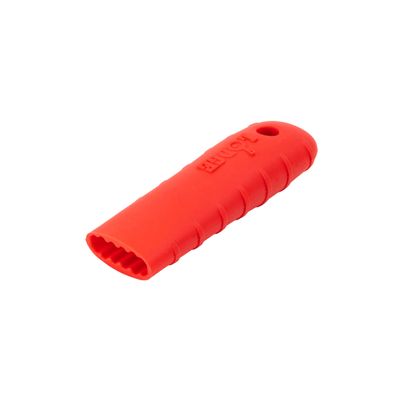 Lodge Bold Silicone Hot Handle Holder - Dishwasher Safe Hot Handle Holder Upgraded Design for Lodge Bold Products Only - Heat Protection Up to 450 - Vibrant Red