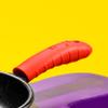 Lodge Bold Silicone Hot Handle Holder - Dishwasher Safe Hot Handle Holder Upgraded Design for Lodge Bold Products Only - Heat Protection Up to 450 - Vibrant Red view 2