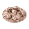 Nordic Ware Baby Bunny Cakelet Pan, Copper, Bronze, 2.1 view 1