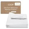 Coop Home Goods Ultra-Tech Waterproof Mattress Protector Full, Smooth Top Mattress Pad, Waterproof Cover, Up to 18 Inches Deep, Machine Washable, Noiseless Comfort, Full (54x75) view 1