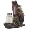 Home 'n Gifts Chestnut Resin Shaker Set with Horse Holder, 3 Pieces, 6 x 3 x 2 inches, Western Ranch Decor, Country Farm Kitchen Table Centerpiece, Gift for Farmers view 3