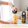 Prepara Evak Compact Glass Food Storage, Large, Black view 4