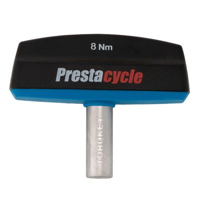 Prestacycle Pro TorqKeys 8Nm T-Handle Torque Limiting Tool Torque Wrench Bit with Ergonomic Low-Profile Grip, Magnetic 1/4" Hex Bit Retention, Durable Zinc Shaft