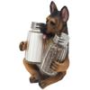 German Shepherd Police Dog Salt and Pepper Shaker Set with Decorative Display Stand Holder Canine Figurine for Kitchen Decor Table Centerpieces As K-9 Gifts for Policemen by Home-n-Gifts view 3