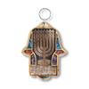 My Daily Styles Jewish Wooden Hamsa Menorah Blessing for Home - Good Luck Wall Decor with Simulated Gemstones view 1
