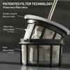 ESPRO P1 12 Ounces French Press Coffee Maker for Travel, Double-Walled Stainless Steel Vacuum Insulated, Matte Meteorite Black view 2