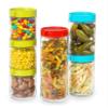 Glasslock Block Canister Round 12-Piece Set view 1